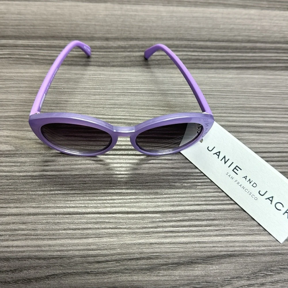 Janie & Jack Sunglasses for ages 0-2 years old. New in excellent condition purpl